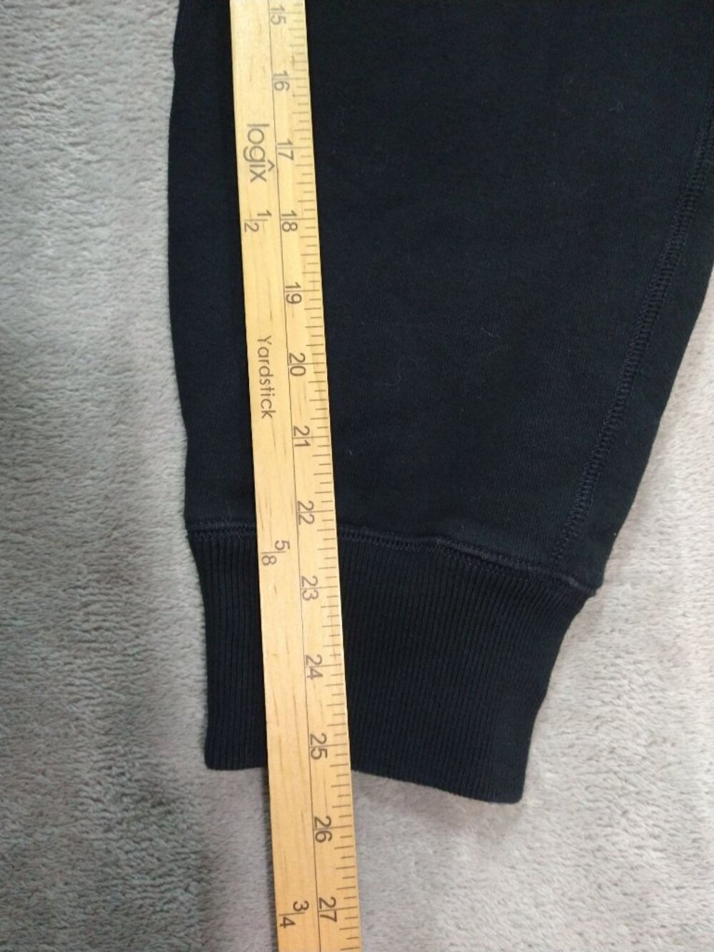 Polo Ralph Lauren Joggers Pants Mens Medium Black Elastic Waist Drawstring Pony - Picture 5 of 10